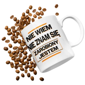 Kubek nie wiem nie znam się zarobiony jestem