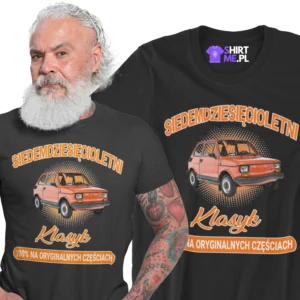 Koszulka siedemdziesięcioletni klasyk 100% na oryginalnych częściach