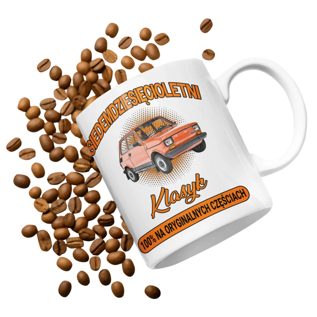 Kubek siedemdziesięcioletni klasyk 100% na oryginalnych częściach