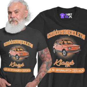 Koszulka sześćdziesięcioletni klasyk 100% na oryginalnych częściach