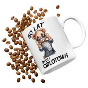 Kubek 60 lat bycia odlotową