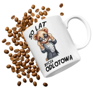 Kubek 50 lat bycia odlotową