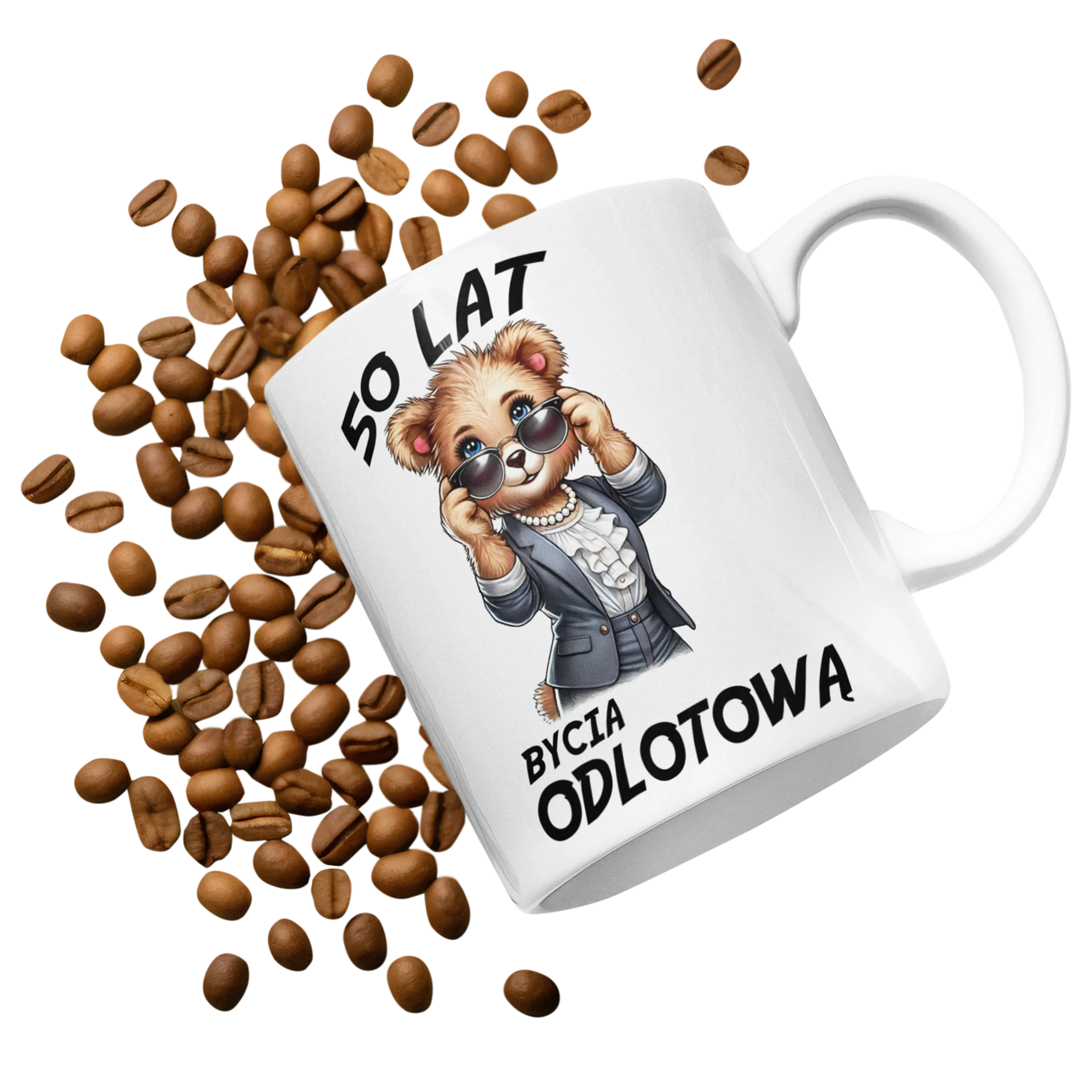 Kubek 50 lat bycia odlotową