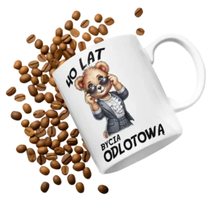 Kubek 40 lat bycia odlotową