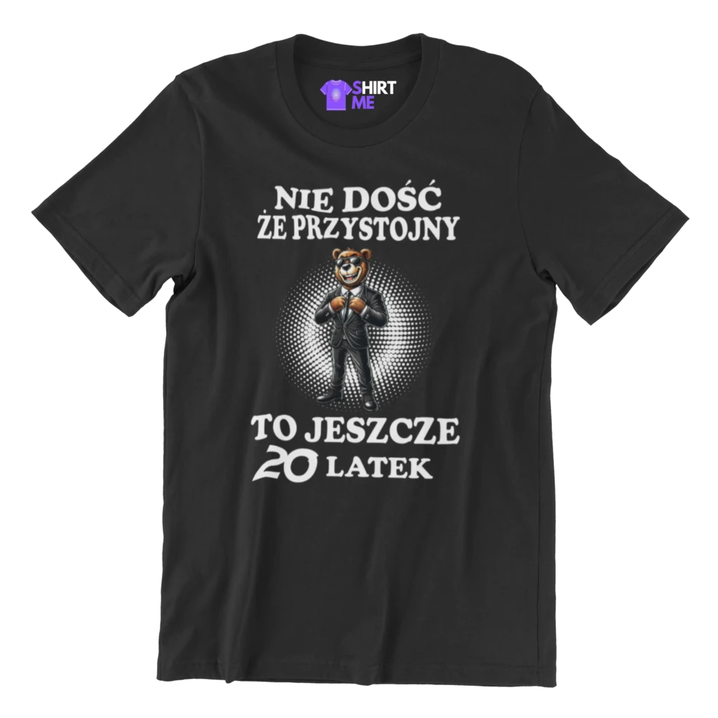 Koszulka nie dość że przystojny to jeszcze 20-latek