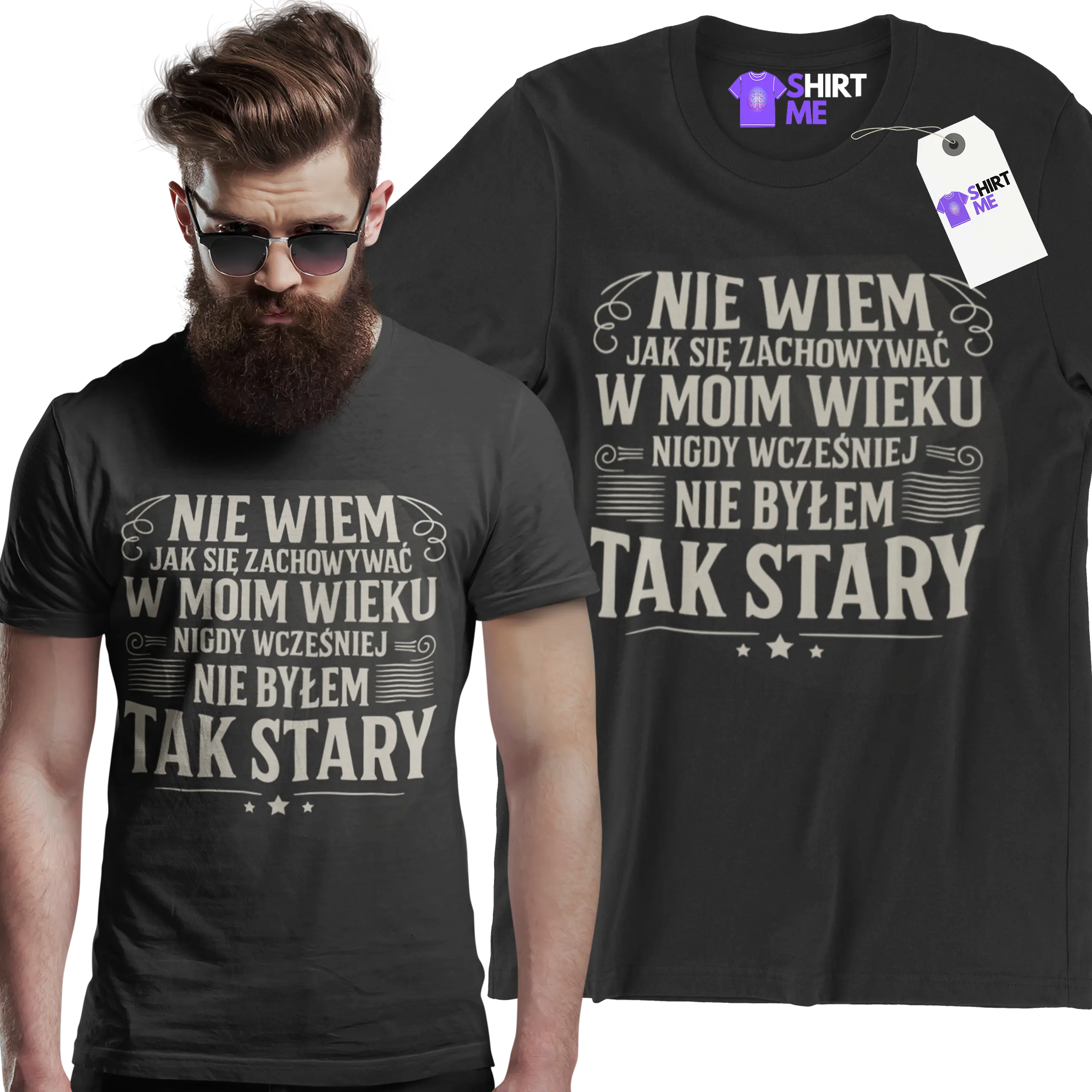 Koszulka nie wiem jak się zachowywać w twoim wieku