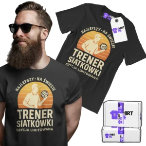 Koszulka dla trenera siatkówki- najlepszy na świecie