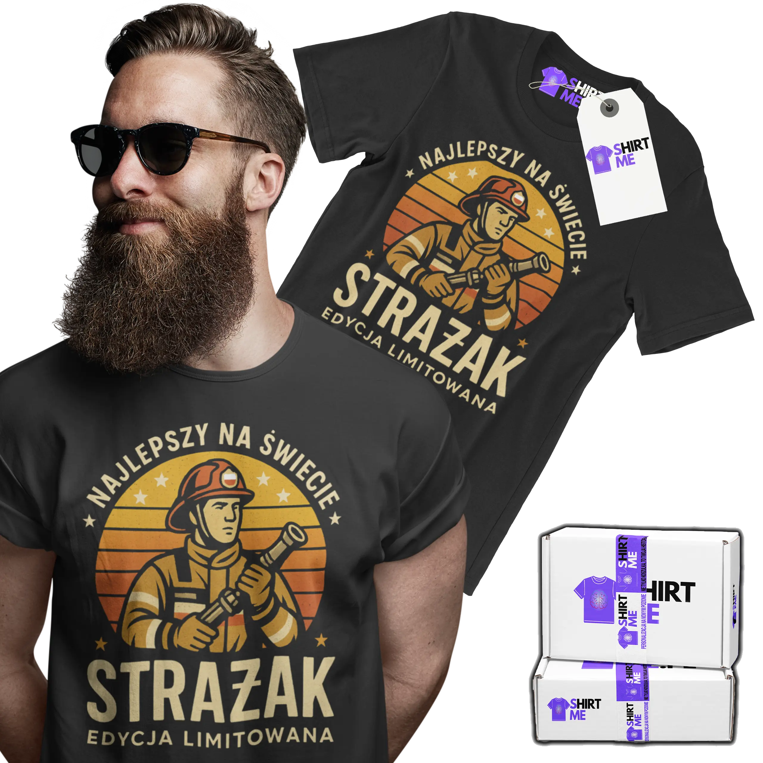 Koszulka najlepszy strażak na świecie