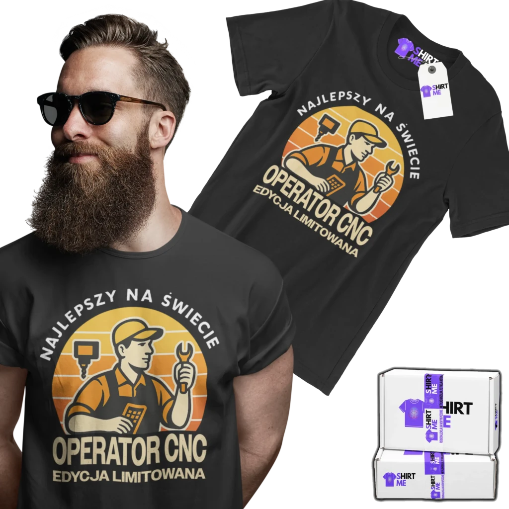 koszulka najlepszy na świecie operator cnc edycja limitowana