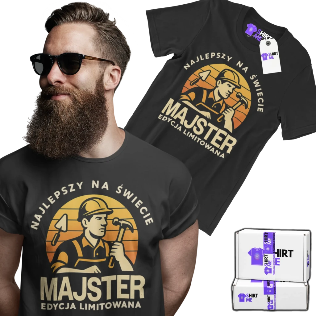 koszulka najlepszy na świecie majster edycja limitowana