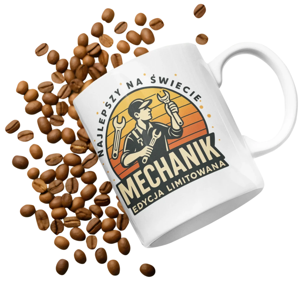 Kubek najlepszy na świecie mechanik edycja limitowana