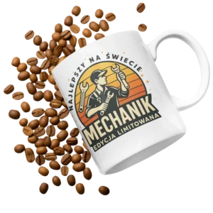 Kubek najlepszy na świecie mechanik edycja limitowana