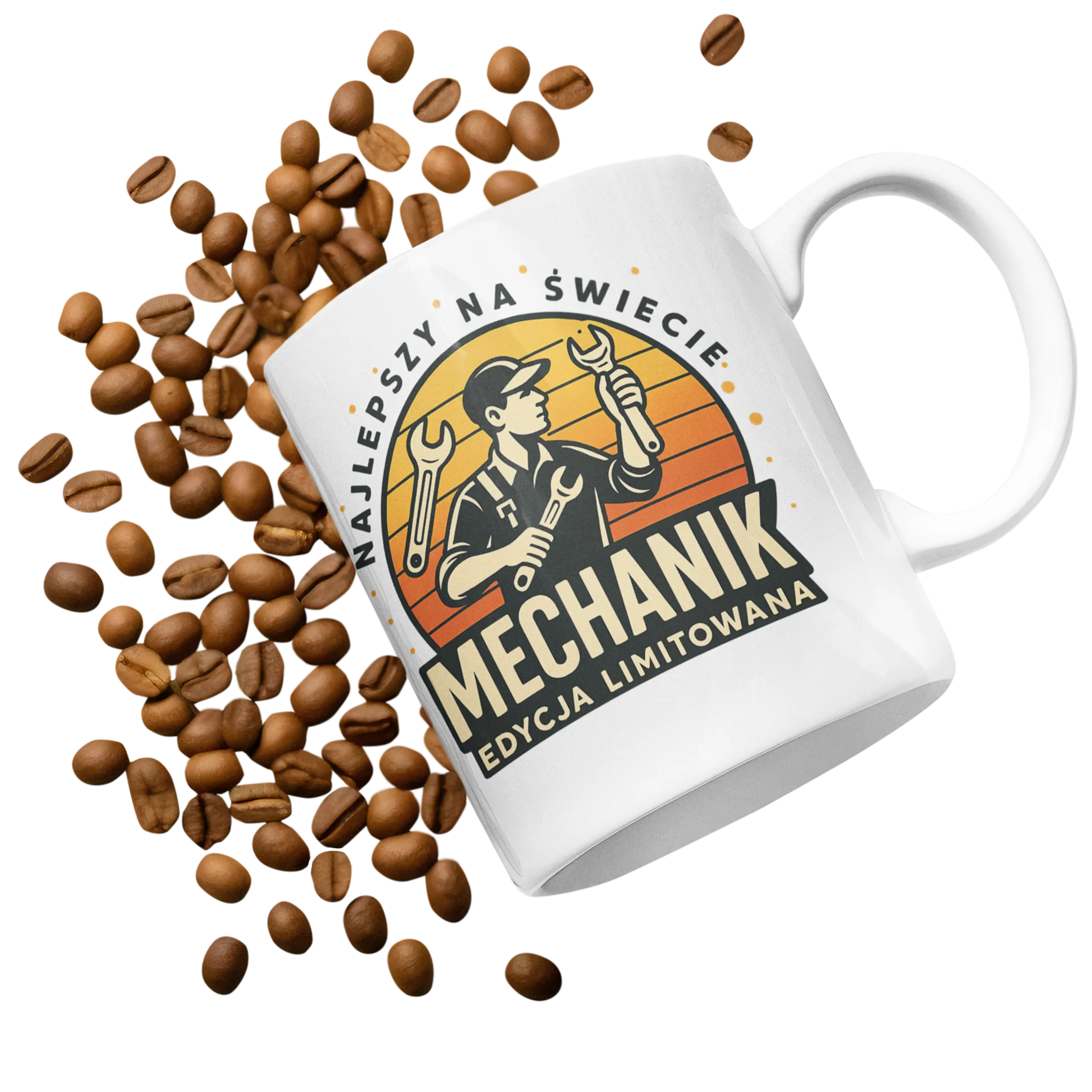 Kubek najlepszy na świecie mechanik edycja limitowana