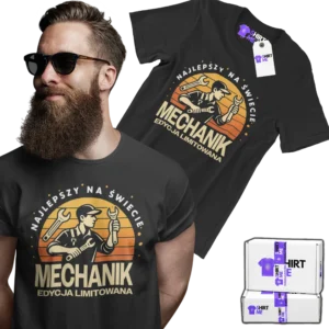 Koszulka najlepszy na świecie mechanik edycja limitowana