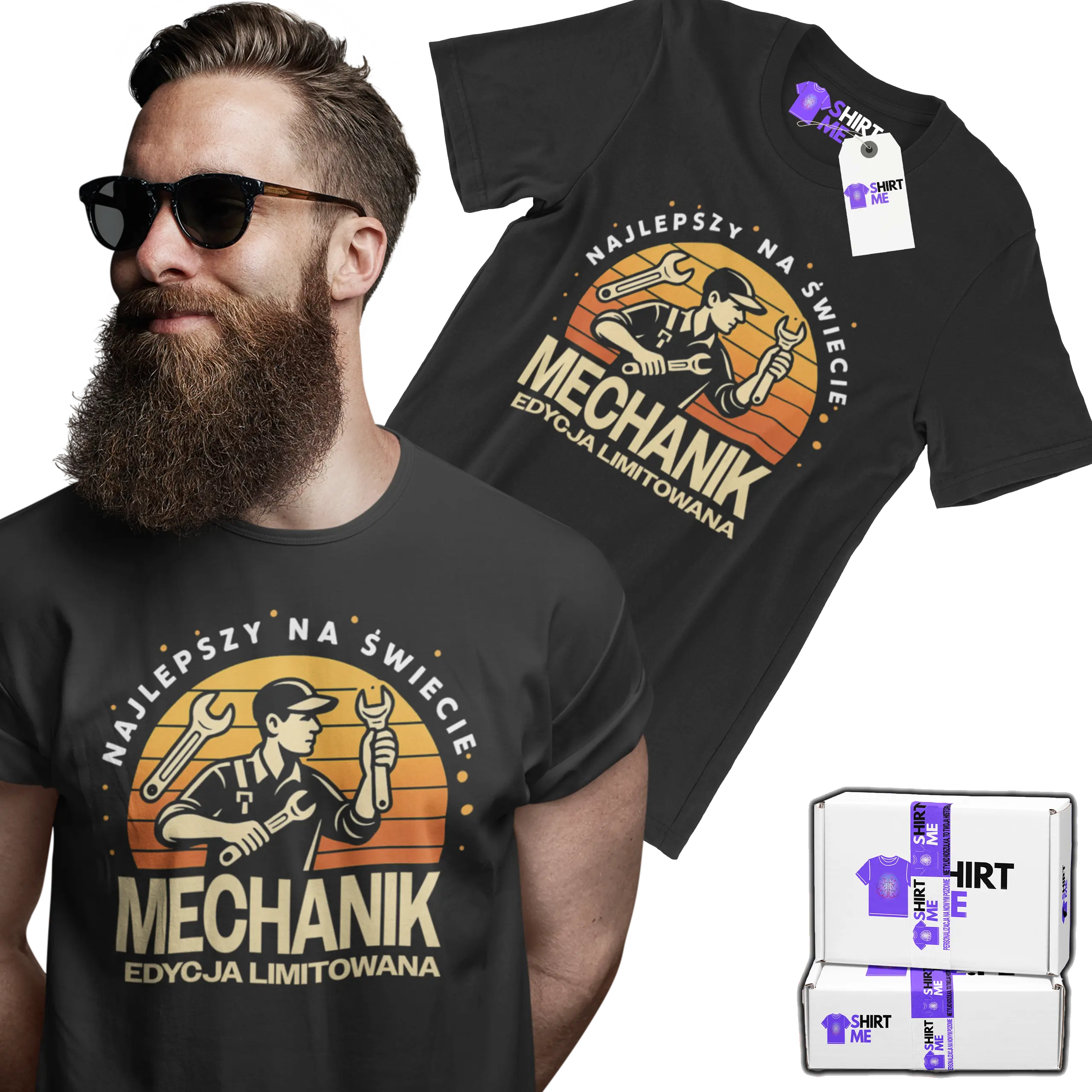 Koszulka najlepszy na świecie mechanik edycja limitowana