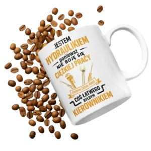 kubek jestem hydraulikiem nie boję się ciężkiej pracy