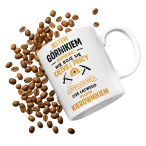 kubek jestem elektrykiem nie boję się ciężkiej pracy