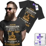 Koszulka jestem mechanikiem nie boję się ciężkiej pracy