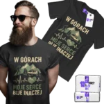 koszulka w górach moje serce bije inaczej