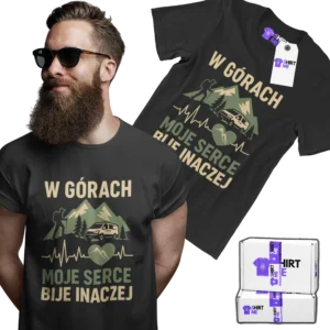 koszulka w górach moje serce bije inaczej