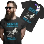 Koszulka serce gołębiarza bije inaczej