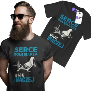 Koszulka serce gołębiarza bije inaczej