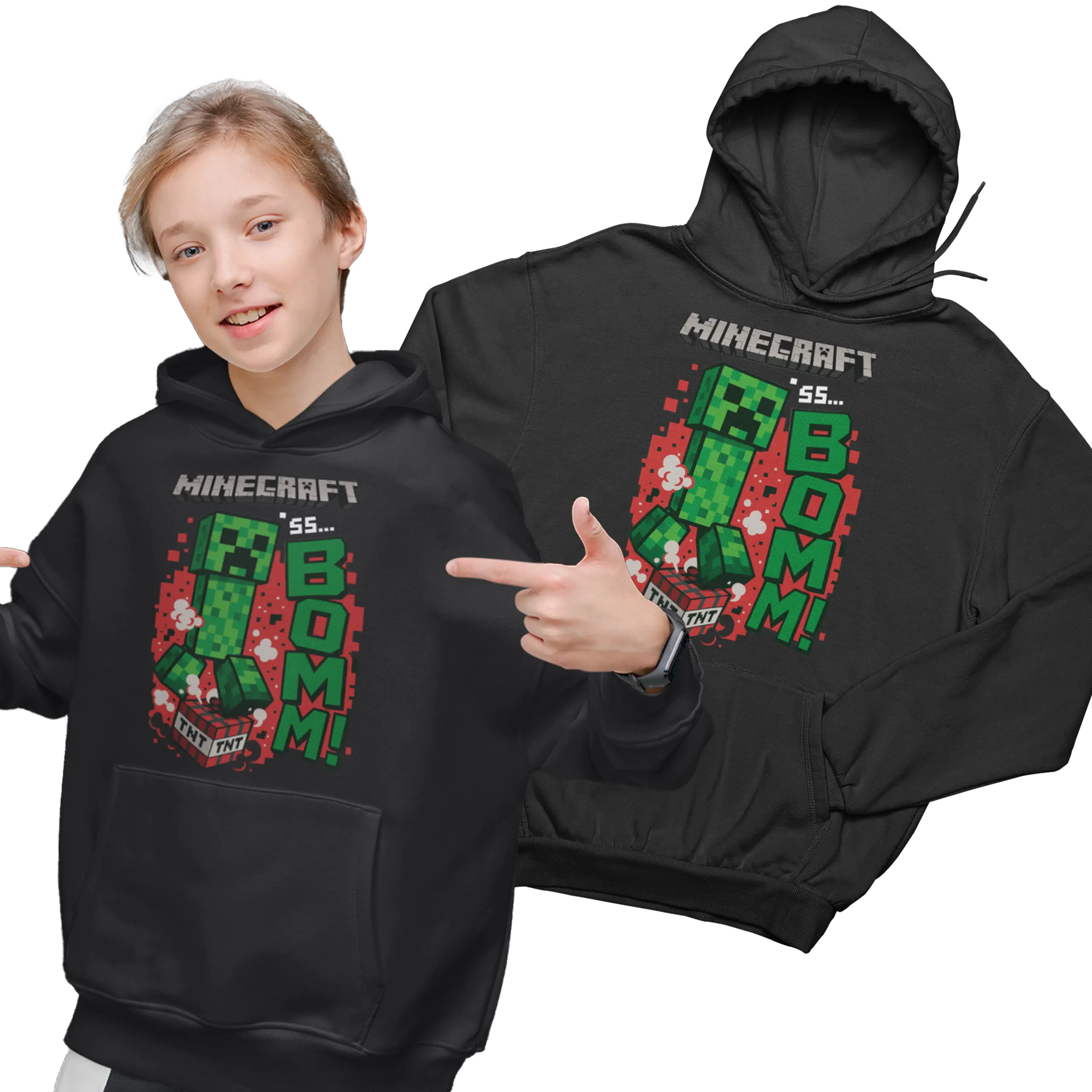 Bluza minecraft creeper