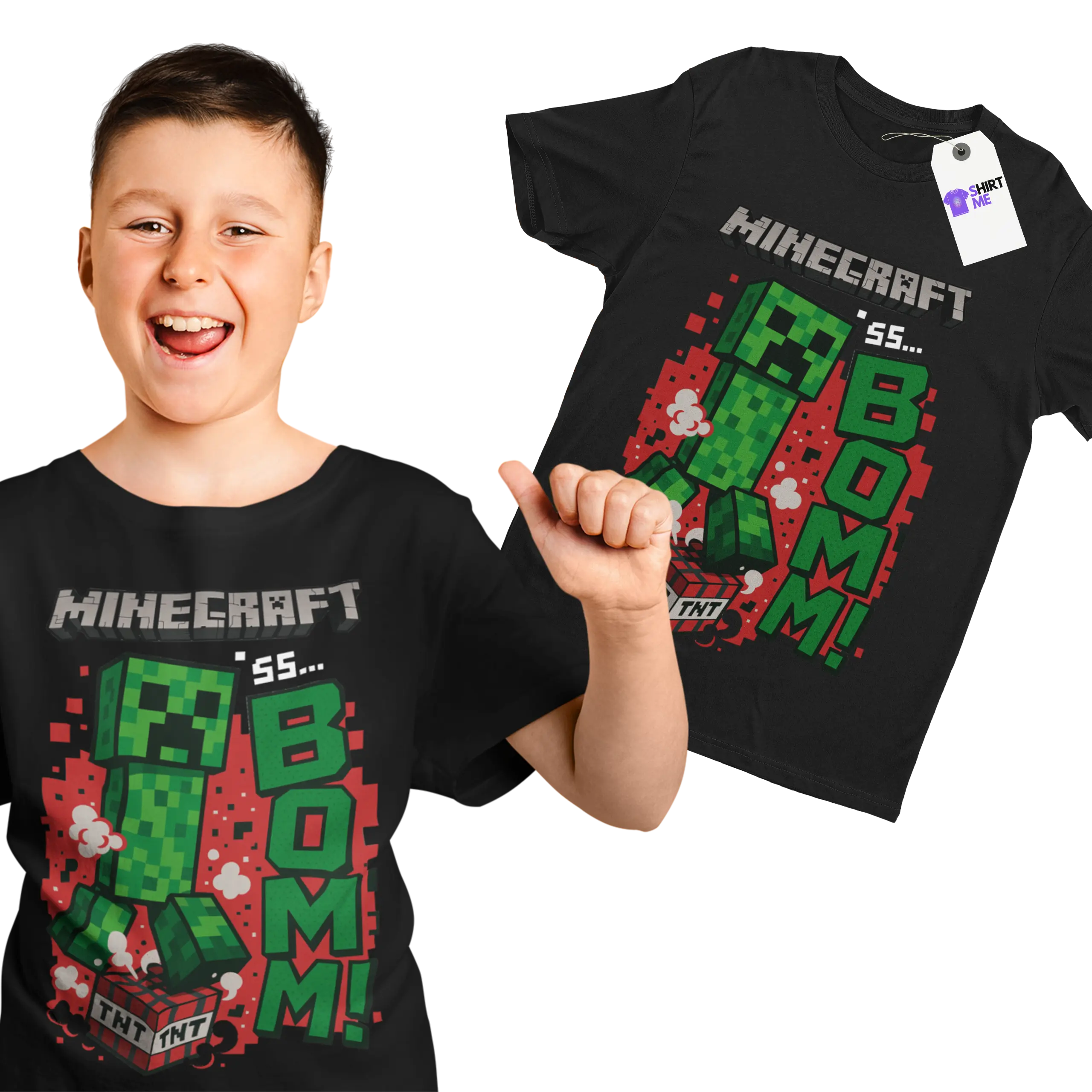 Koszulka minecraft creeper