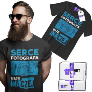 Koszulka serce fotografa bije inaczej