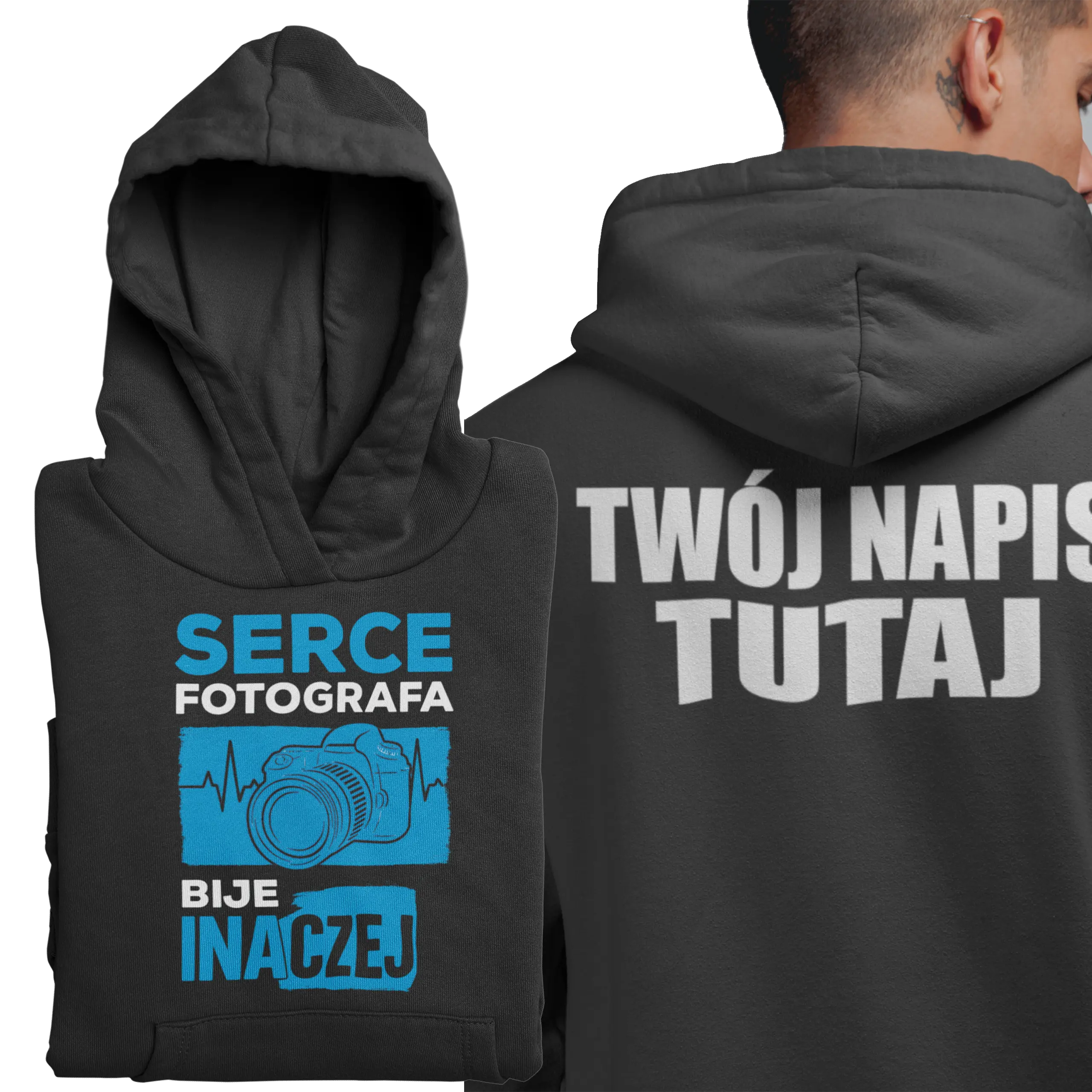 Bluza serce fotografa bije inaczej