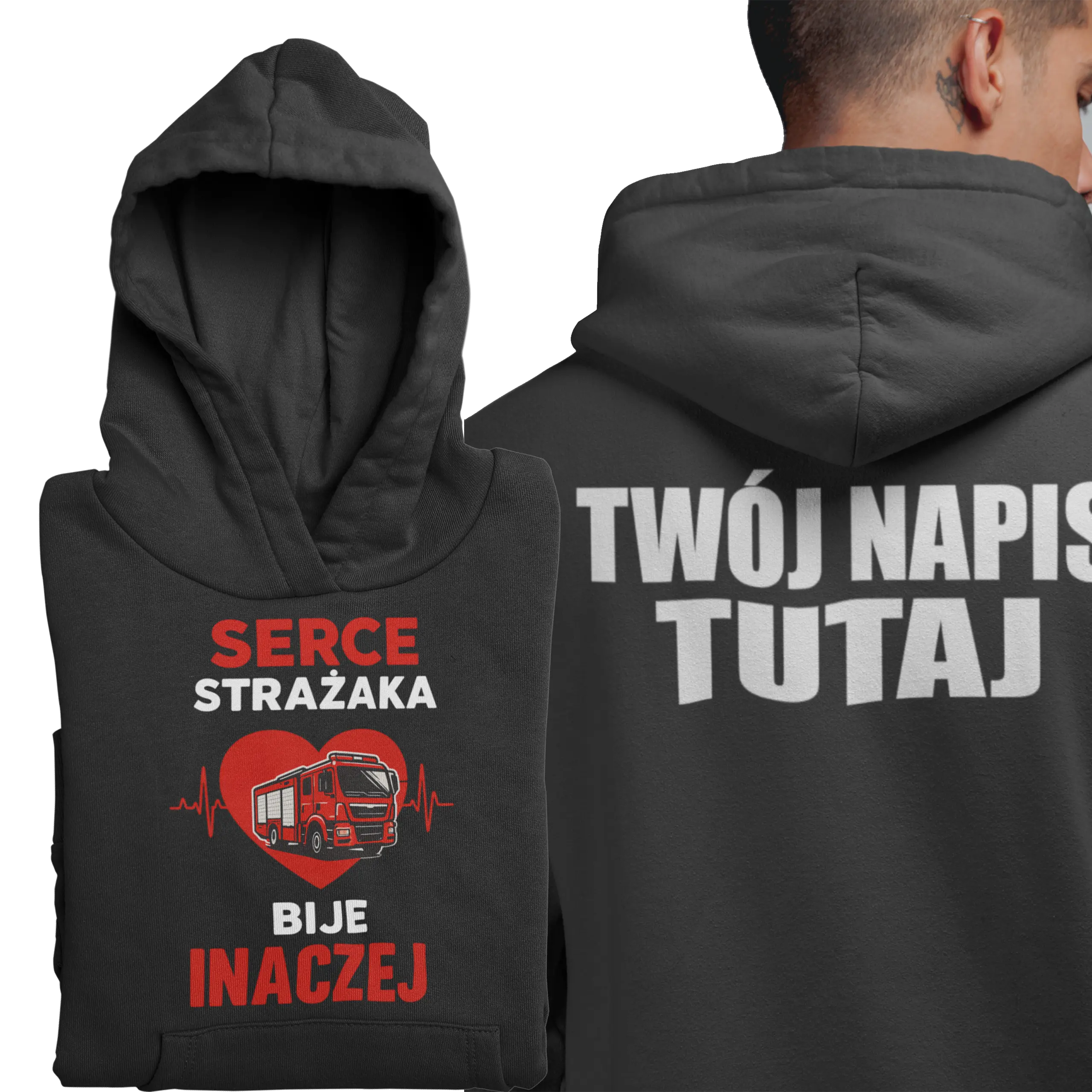 bluza serce strażaka bije inaczej