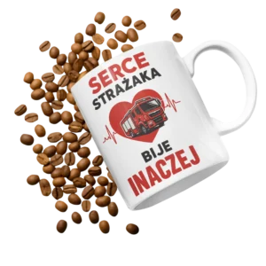 kubek serce strażaka bije inaczej