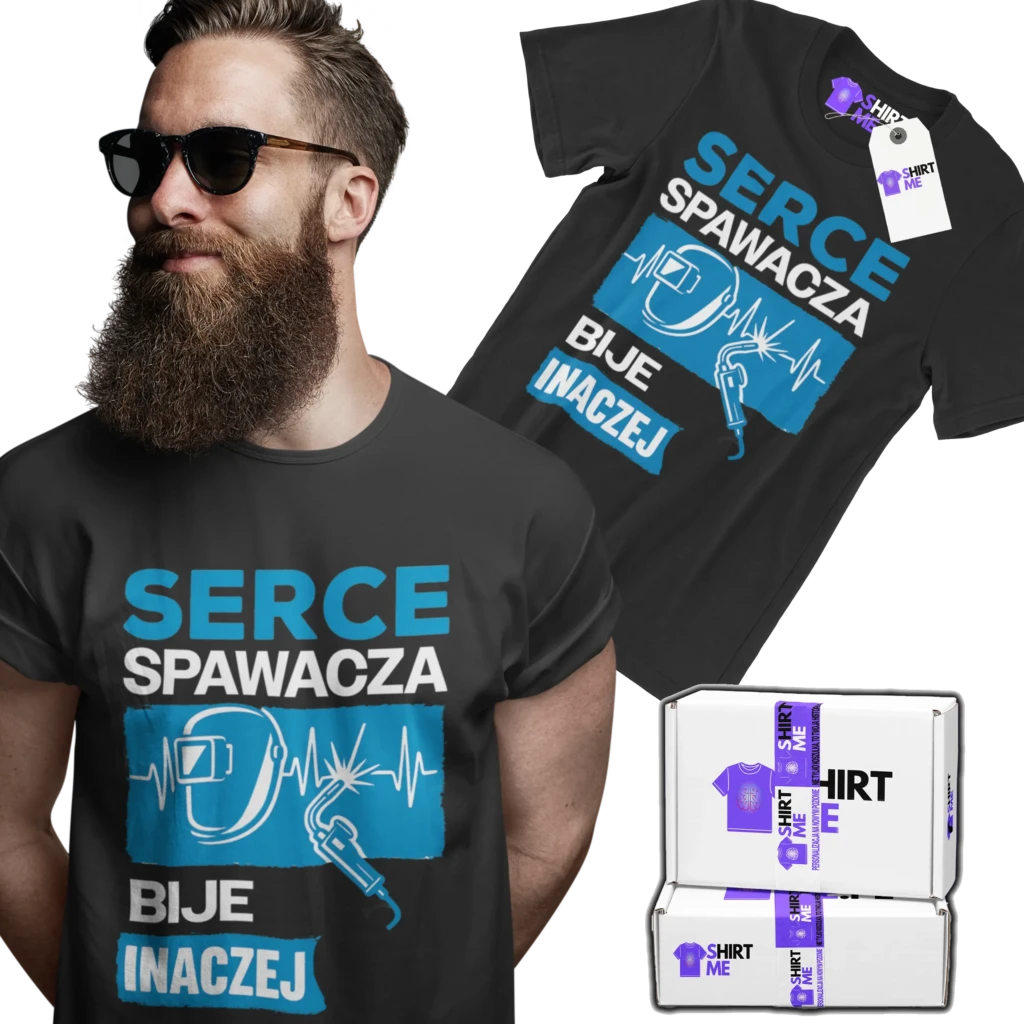 Koszulka serce spawacza bije inaczej