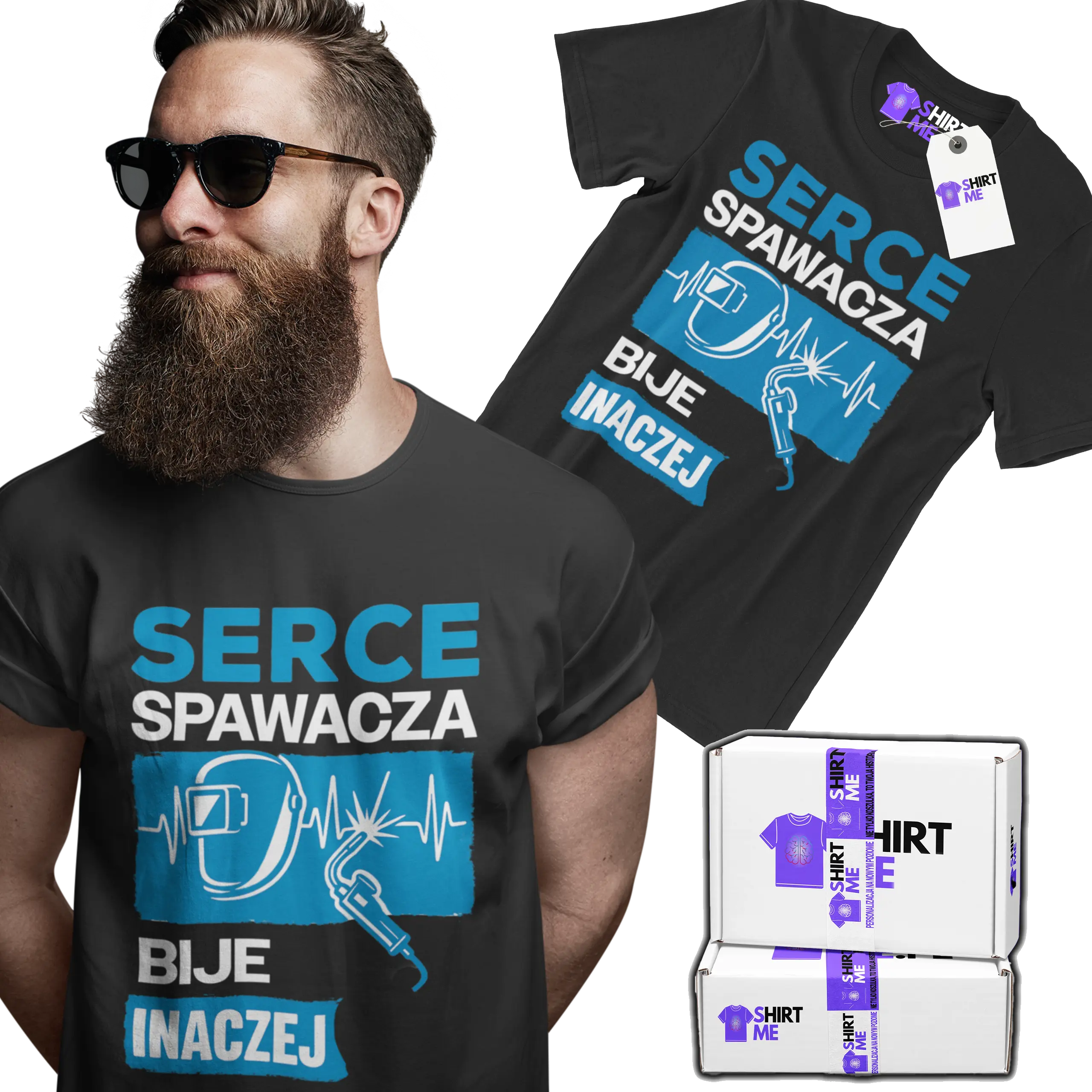 Koszulka serce spawacza bije inaczej