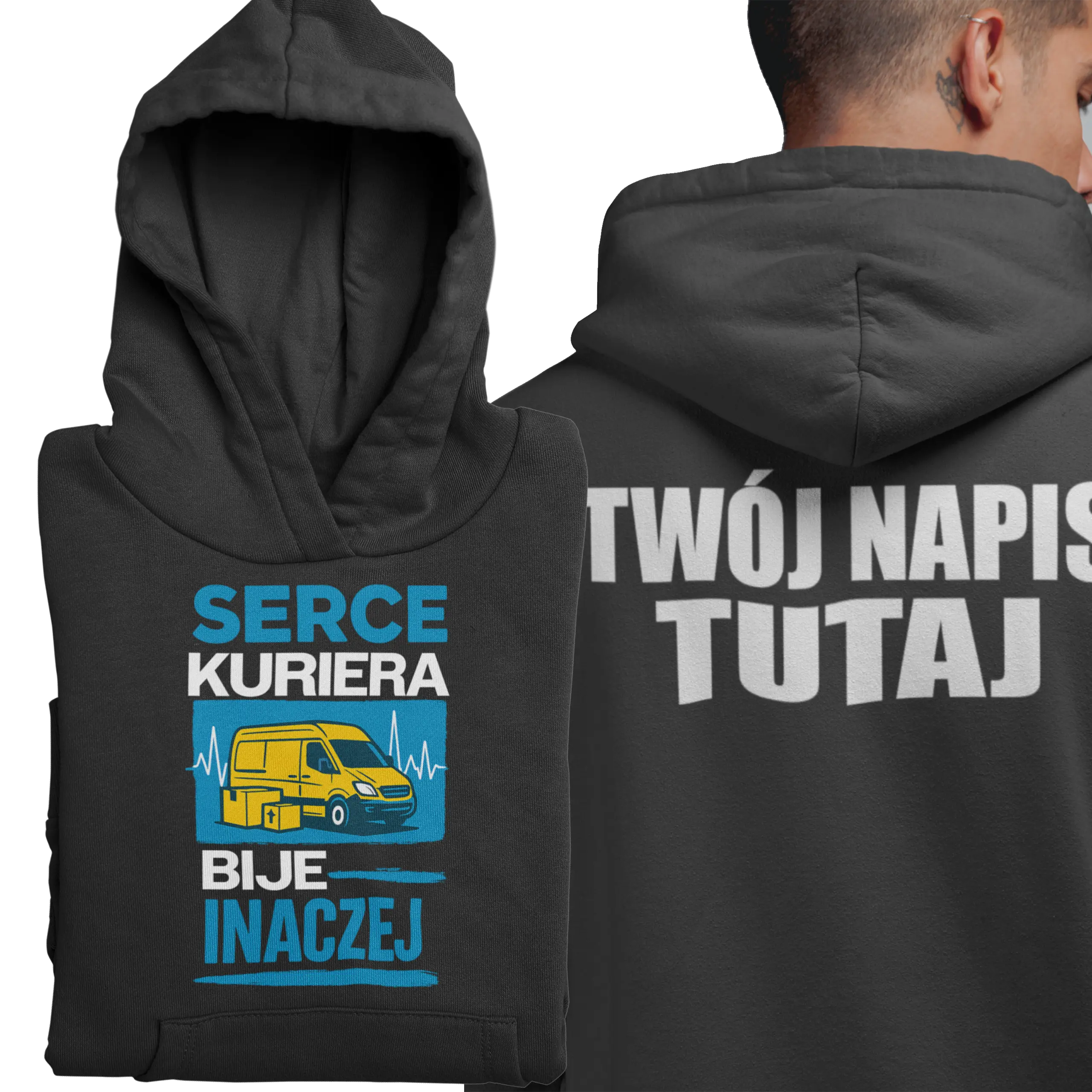 Bluza serce kuriera bije inaczej