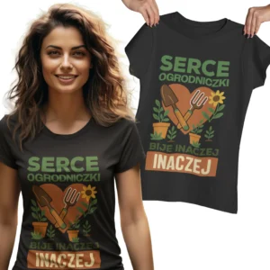 Koszulka serce ogrodniczki bije inaczej