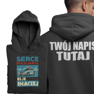 Bluza serce policjanta bije inaczej