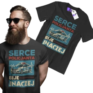 Bluza serce policjanta bije inaczej