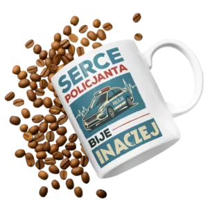 Kubek serce policjanta bije inaczej