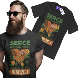 Koszulka serce ogrodnika bije inaczej