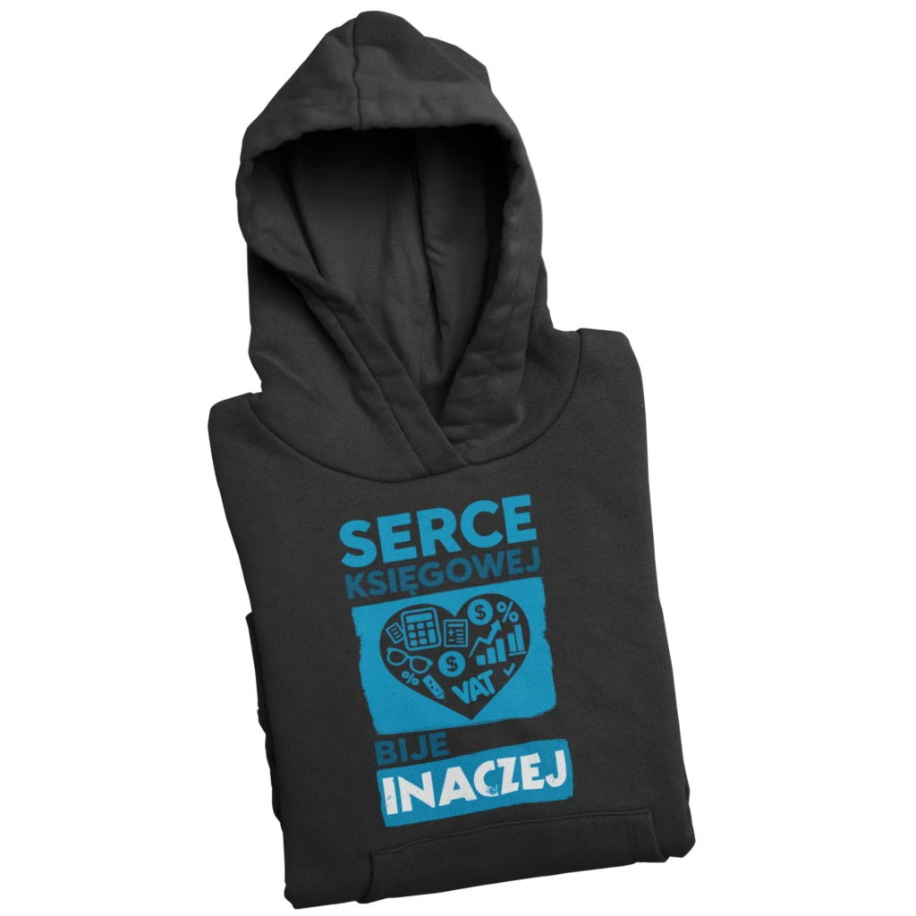 Bluza serce księgowej bije inaczej