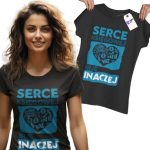 koszulka serce księgowej bije inaczej