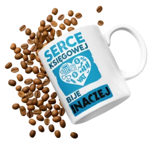 Kubek serce księgowej bije inaczej