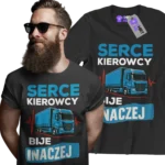 Koszulka serce kierowcy bije inaczej