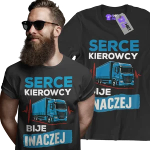 Koszulka serce kierowcy bije inaczej