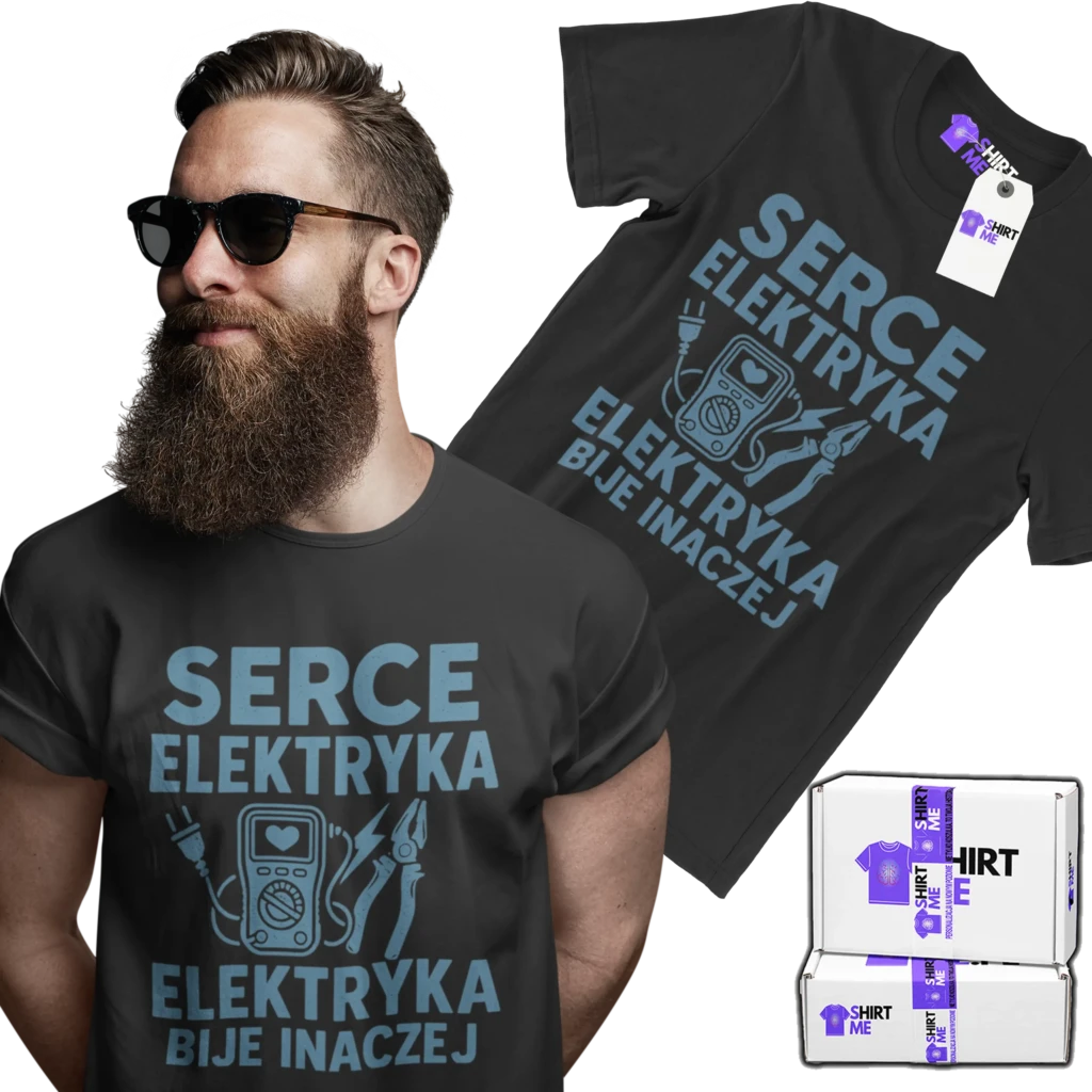 Koszulka serce elektryka bije inaczej