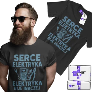 Koszulka serce elektryka bije inaczej