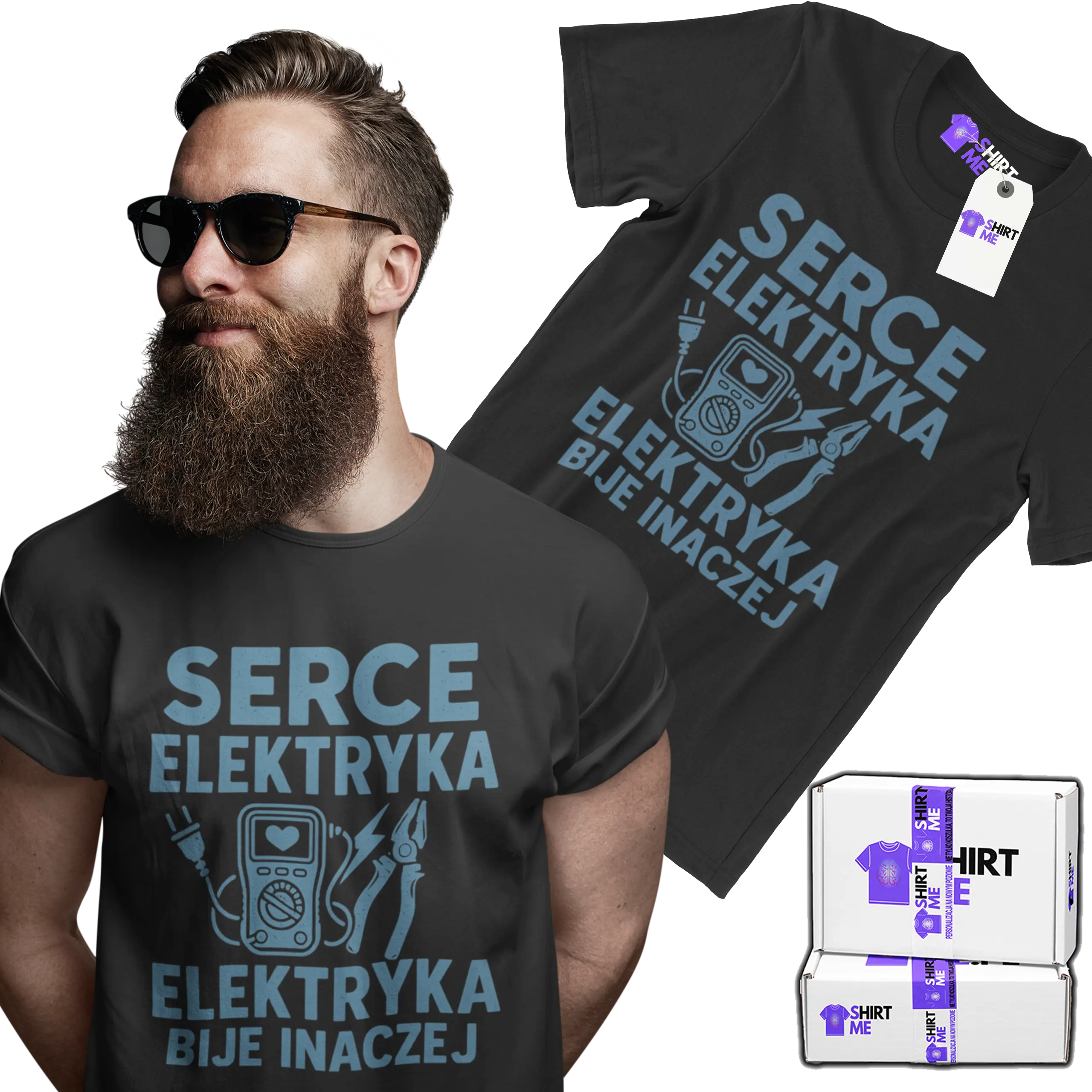 Koszulka serce elektryka bije inaczej