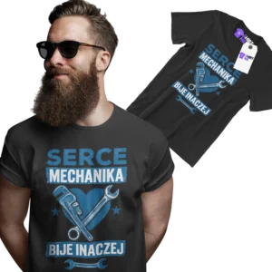 Koszulka serce mechanika bije inaczej