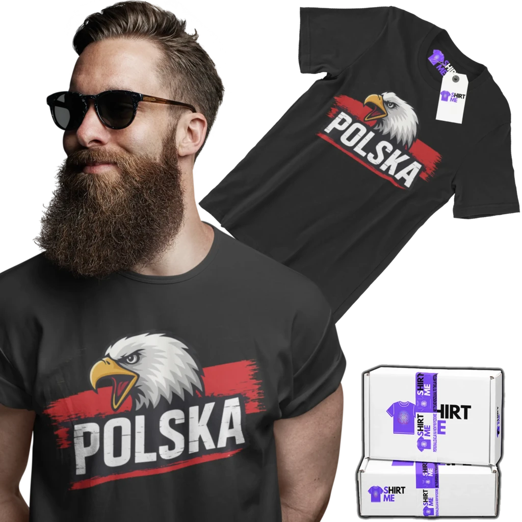 Koszulka POLSKA z orłem